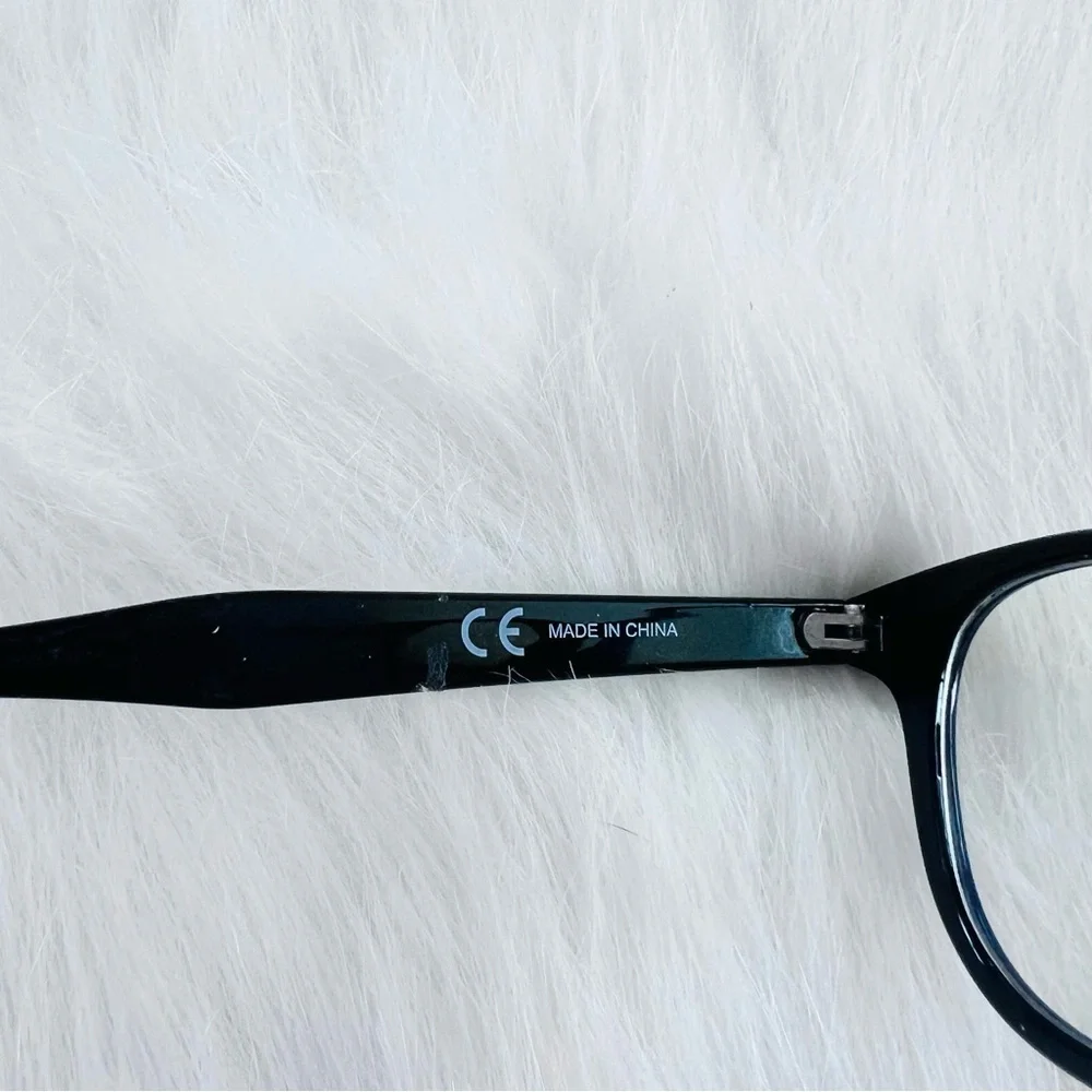 J. Crew Women's Round Blue Light Glasses with Black Frame Size AH933